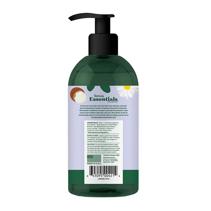 Tropiclean Essentials Shea Butter Conditioner 16-oz
