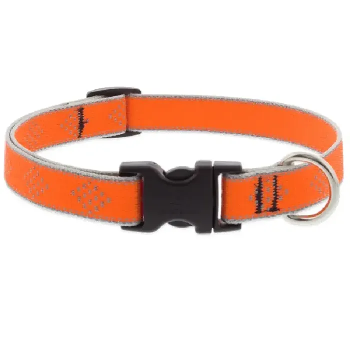 Lupine 3/4" Reflective Orange Diamond Collar 13-22