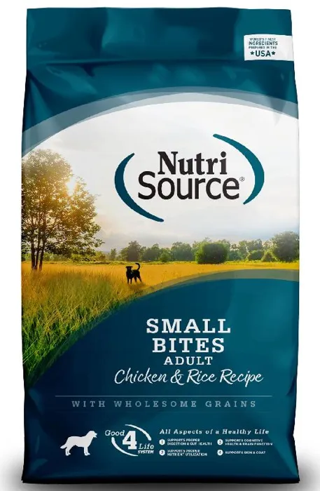 Nutrisource Dog Small Bites Chicken & Rice 5-lb