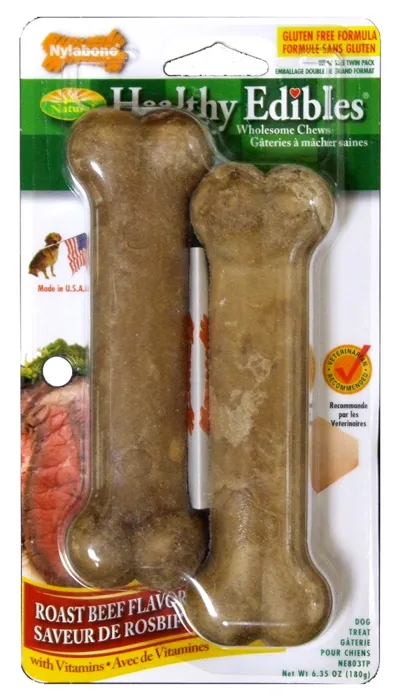 Healthy Edibles Roast Beef Flavor Wolf Size 2 Pk