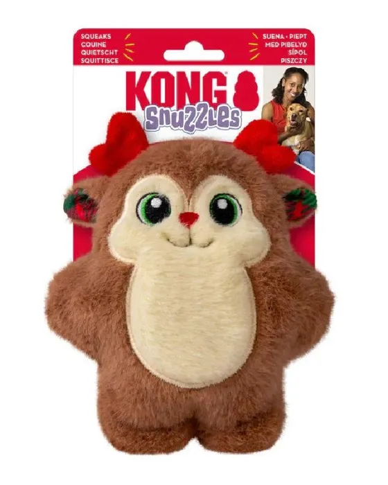 Kong Holiday Snuzzles Reindeer Medium