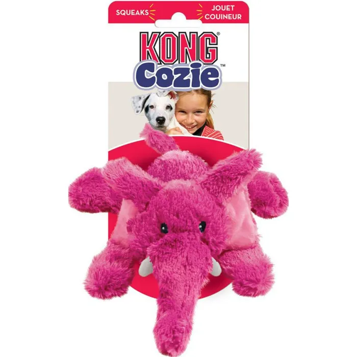 Kong Medium Cozie Elmer Elephant