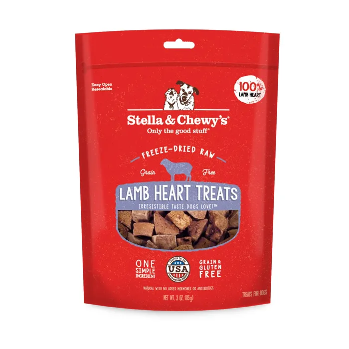 Stella & Chewy's Freeze-dried Lamb Heart 3-oz