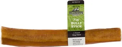 Natural Redbarn Bully Stick 7"