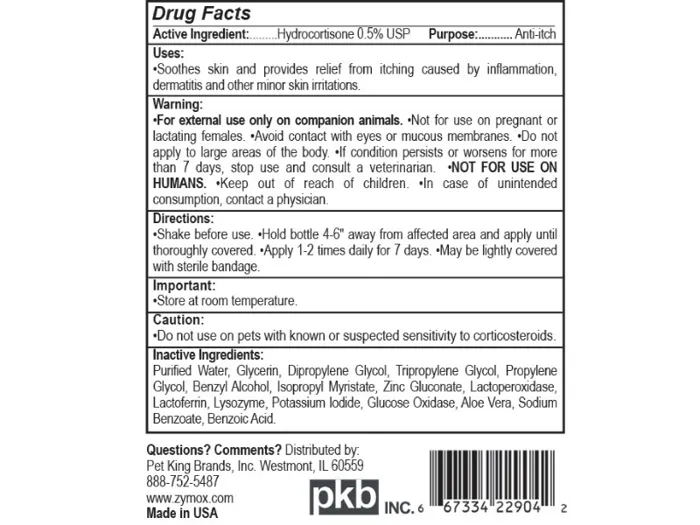 Bottle Spray W/.5 Hydrocortisone 2-oz
