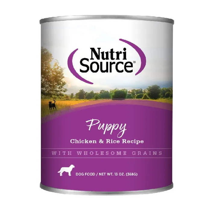 Nutrisource Wet Puppy Chicken & Rice Recipe With Wholesome Grains 12.3-oz