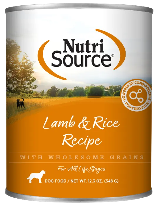 Nutrisource Dog Lamb & Rice 13-oz