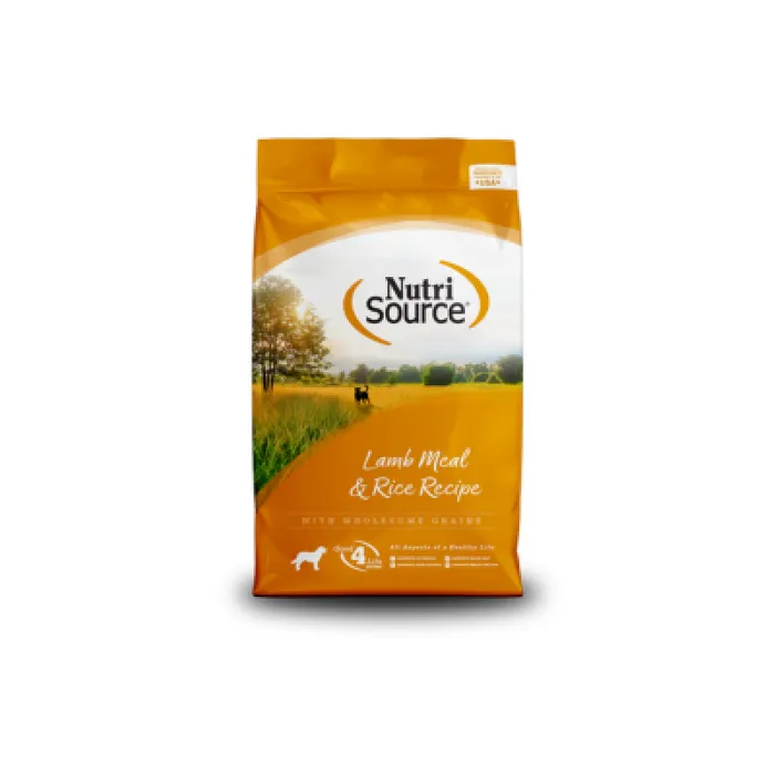Nutrisource Dog Lamb & Rice 12-lbs