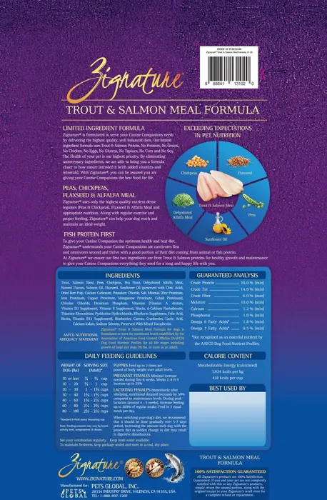 Gf Trout & Salmon Recipe Dry Dog Food 27-lb