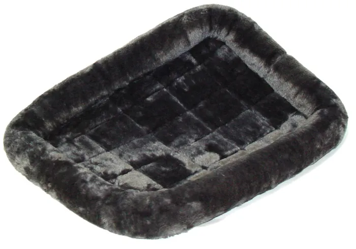 Midwest Quiet Time Pet Bed 22"x13" Pearl Gray
