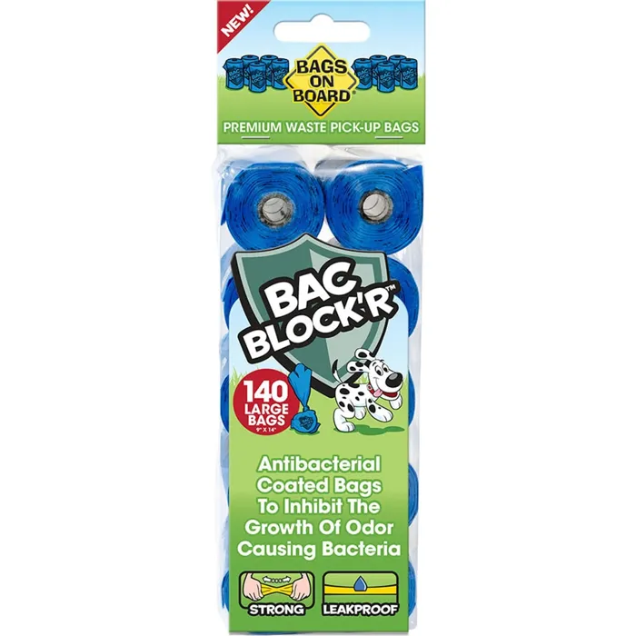 Bags On Board Fire Hydrant Refill Blue Bags 140 Ct