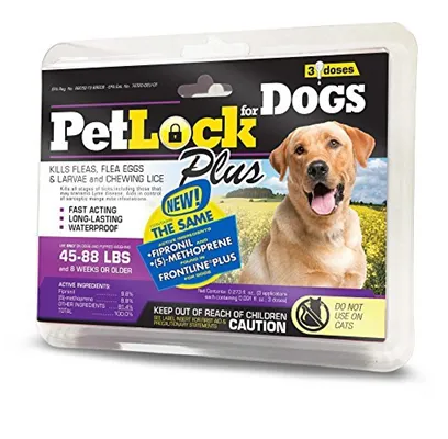 Pet Lock Plus Large Dog 45-88 Lbs 3 Pk