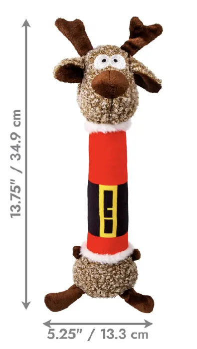 Holiday Shakers Luvs Reindeer Med H25d125 Kong 24/cs