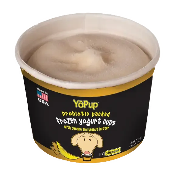 Yoghund Yopup Banana & Peanut Butter 4-pack