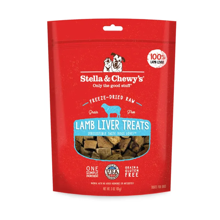 Stella & Chewy's Freeze-dried Lamb Liver 3-oz
