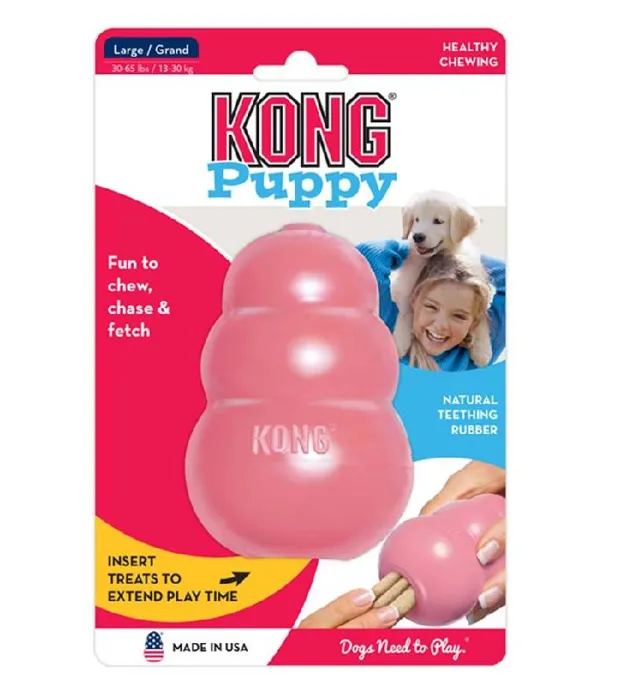Kong Puppy Toy Classic Large Assorted Colors