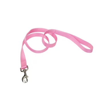 Single-ply Dog Leash Pink Bright Lrg - 1" X 4'