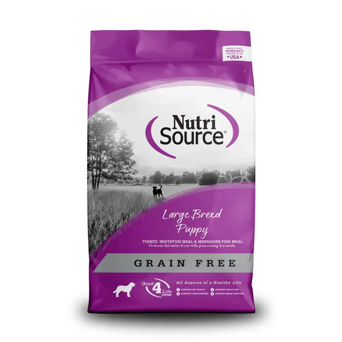 Nutrisource Grain Free Large Breed Puppy 30 Lbs
