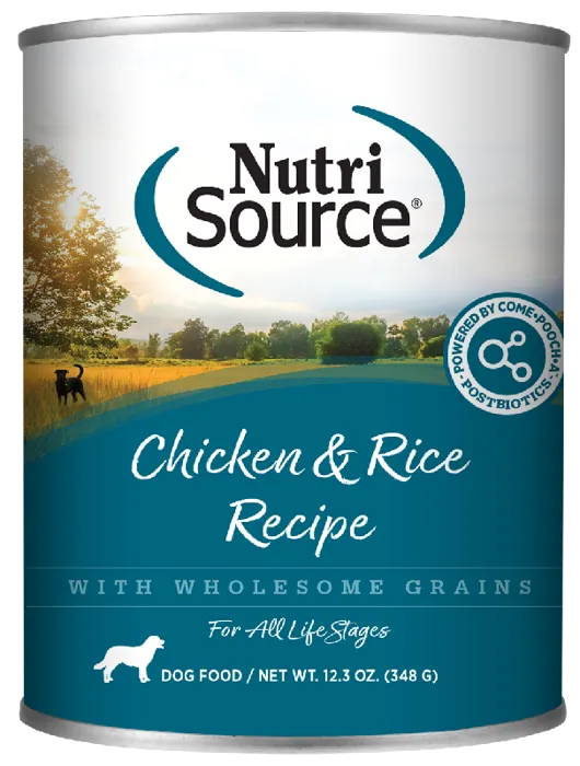 Nutrisource Dog Adult Chicken Rice Can 12.3-oz
