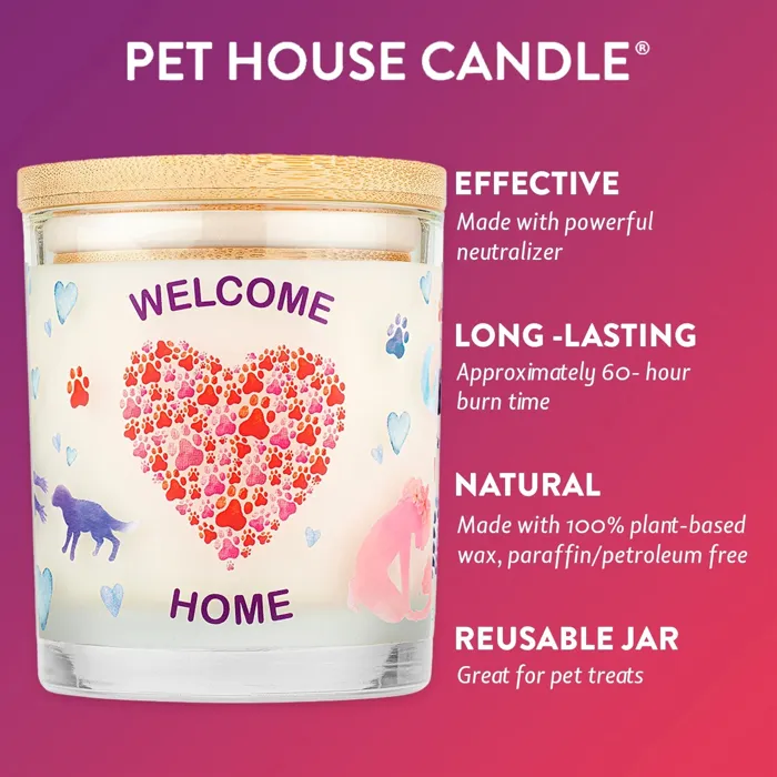 Pet House Candle Welcome Home