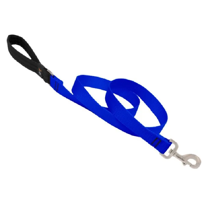 Lupine Dog Leash - Solids Blue "4 X 1"