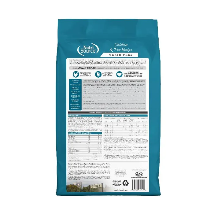 Grain Free Chicken & Pea Dry Dog Food 30-lb