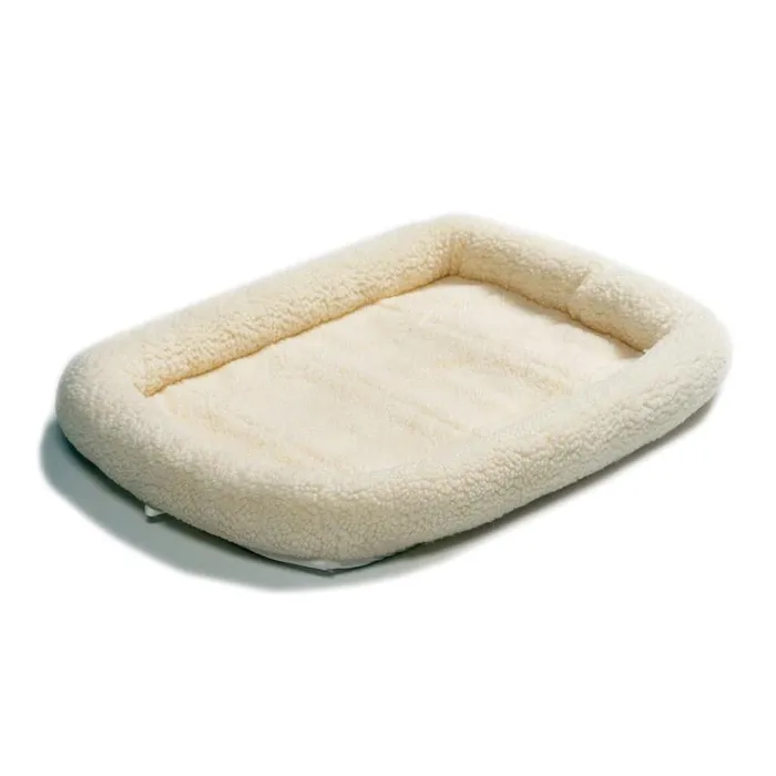 Midwest Quiet Time Pet Bed 42"x26" Sheepskin
