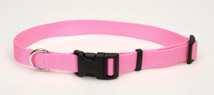 Adjustable Collar W/ Buckle - Pink 18"-26"