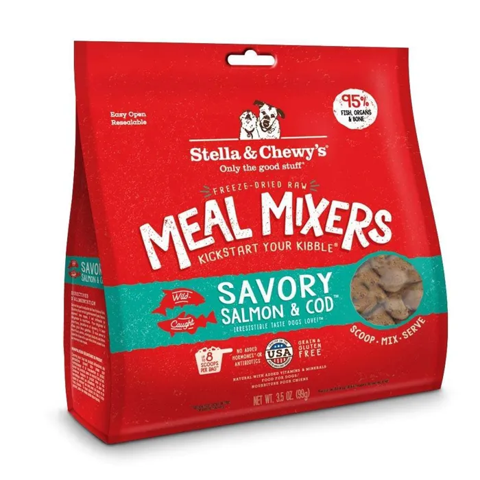 Freeze Dried Meal Mixers Salmon Cod - 3.5oz