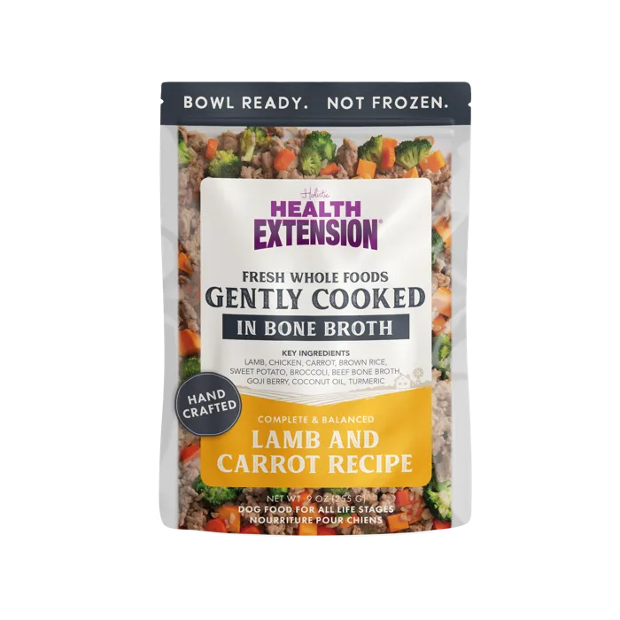 Health Extension Gently Cooked Lamb Carrot 9 oz front