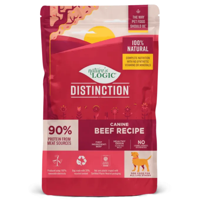 Nature's Logic Dog Distinction Dry Beef 4.4-lb