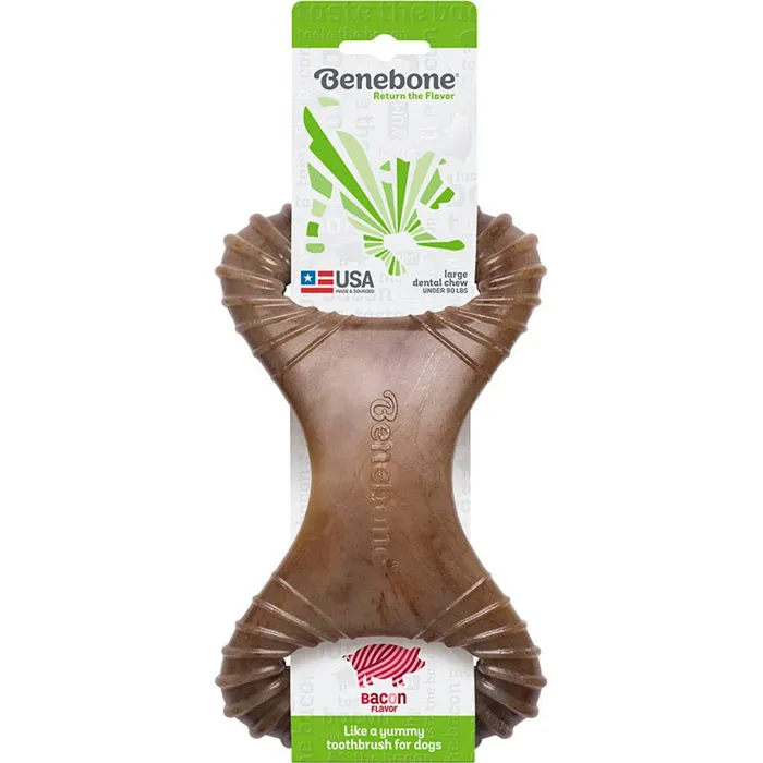Benebone Rocking Dental Chew Large Bacon