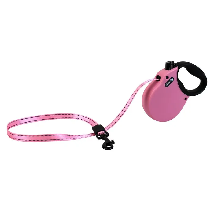 Alcott Adventure Retractable Leash Pink Xsmall
