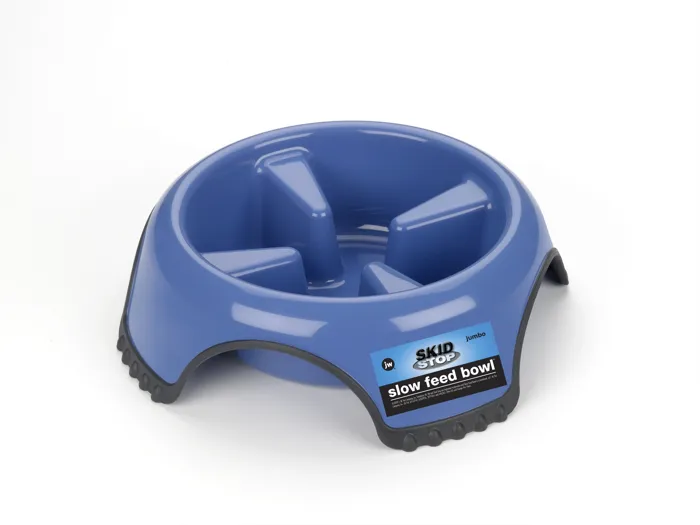Jw Skid Stop Slow Feed Bowl Jumbo Assort