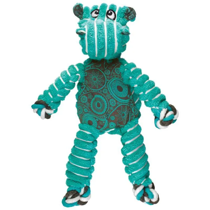 Kong Floppy Knot Dog Toys Hippo Med/lg