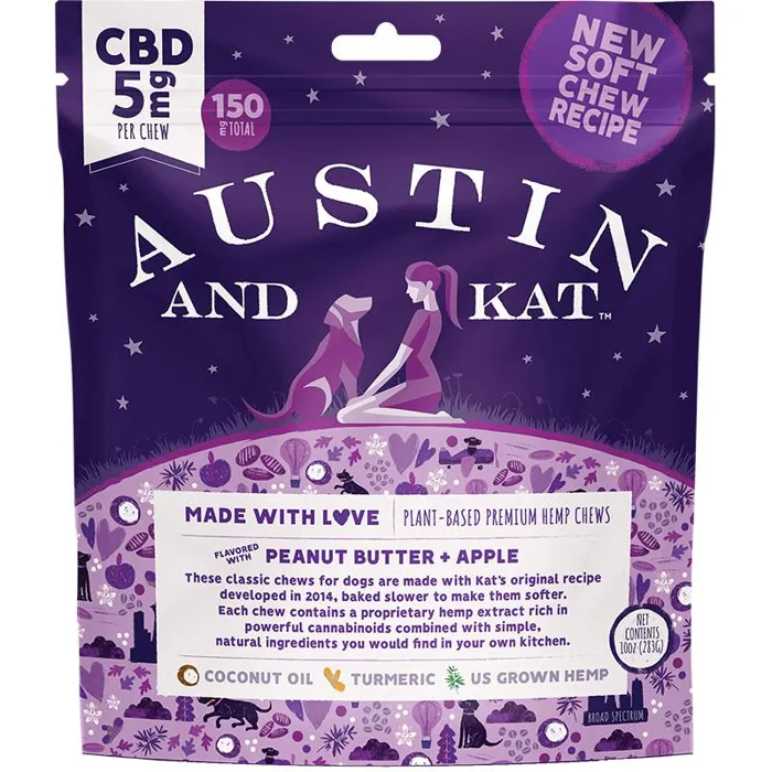 Austin & Kat Premium Pb & Apple Chews 5mg 30ct
