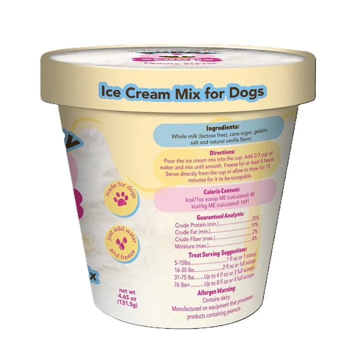 Puppy Scoops Ice Cream Mix Vanilla