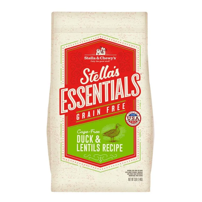 Essentials Gf Cage-free Duck & Lentils Dog 25-lb