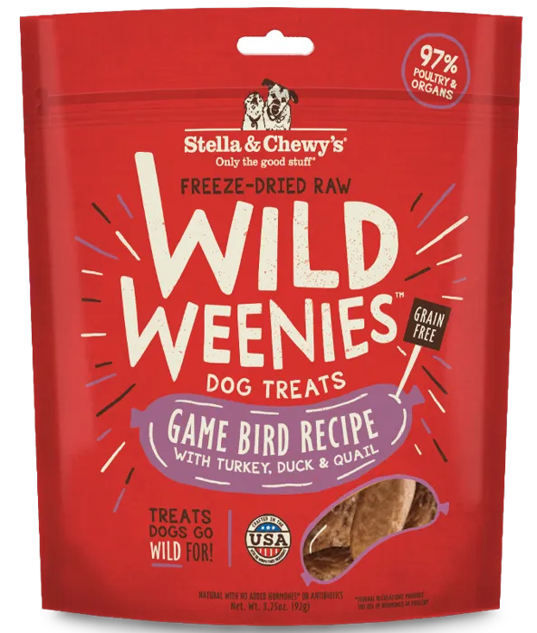 Stella & Chewy's Wild Weenies Game Bird 3.25-oz