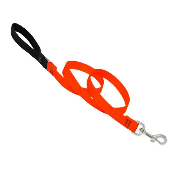 Lupine 3/4" Blaze Orange 4' Leash