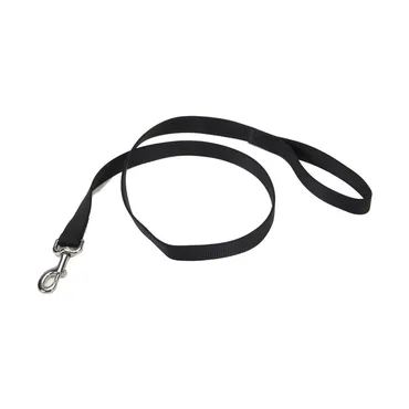 Single-ply Dog Leash Black Lrg - 1" X 4'