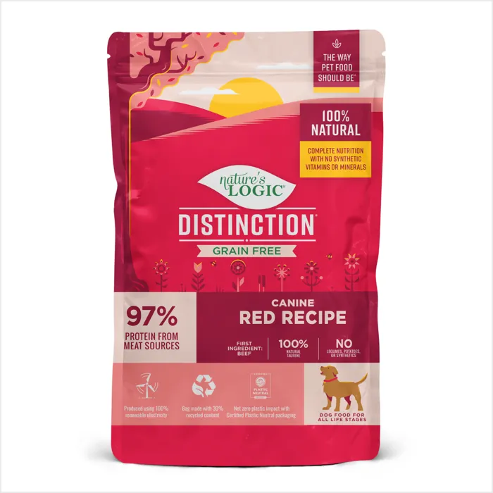 Nature's Logic Dog Distinction Gf Red 4.4-lb