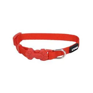 Adjustable Dog Collar - Red 3/8" X 06"-08"