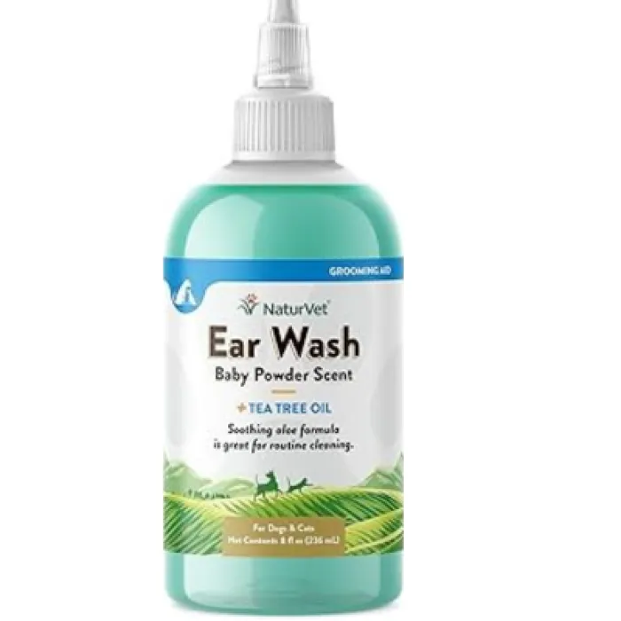 Naturvet Ear Wash W/ Tea Tree Oil 8 Oz