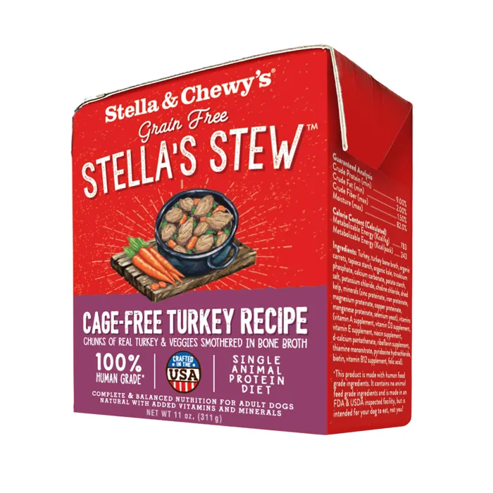 Stella & Chewy's Cage Free Turkey Stew 11-oz