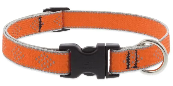 Lupine 3/4" Reflective Orange Diamond Collar 13-22