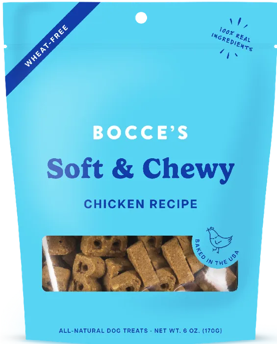 Bocce's Bakery Soft & Chewy Chicken 6-oz