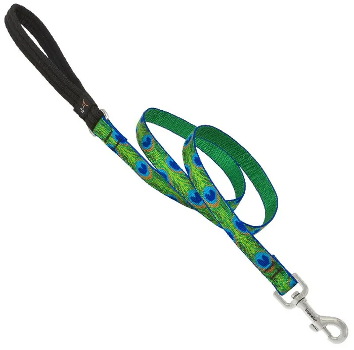 Lupine 1" Tail Feathers 4' Lead