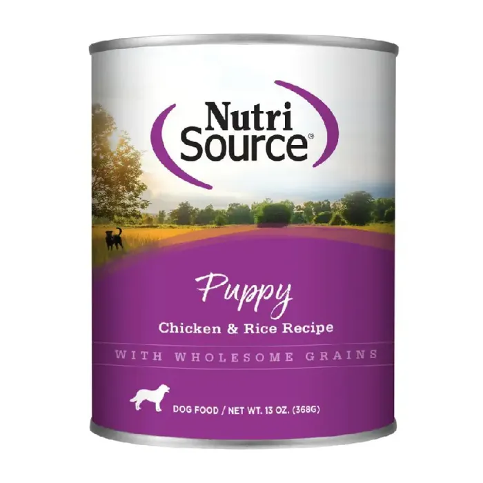Nutrisource Wet Puppy Chicken & Rice Recipe With Wholesome Grains 12.3-oz