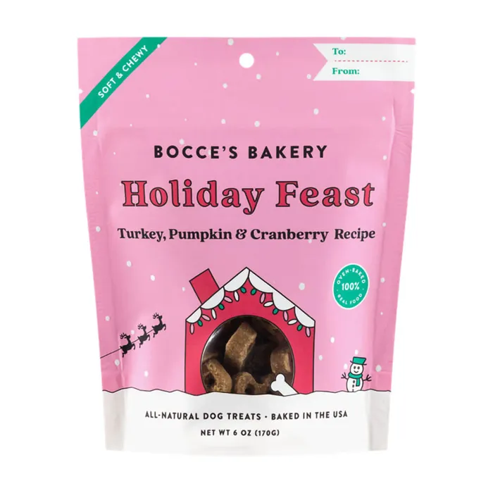Bocce's Bakery Milk N Cookies Soft & Chewy Dog Tre